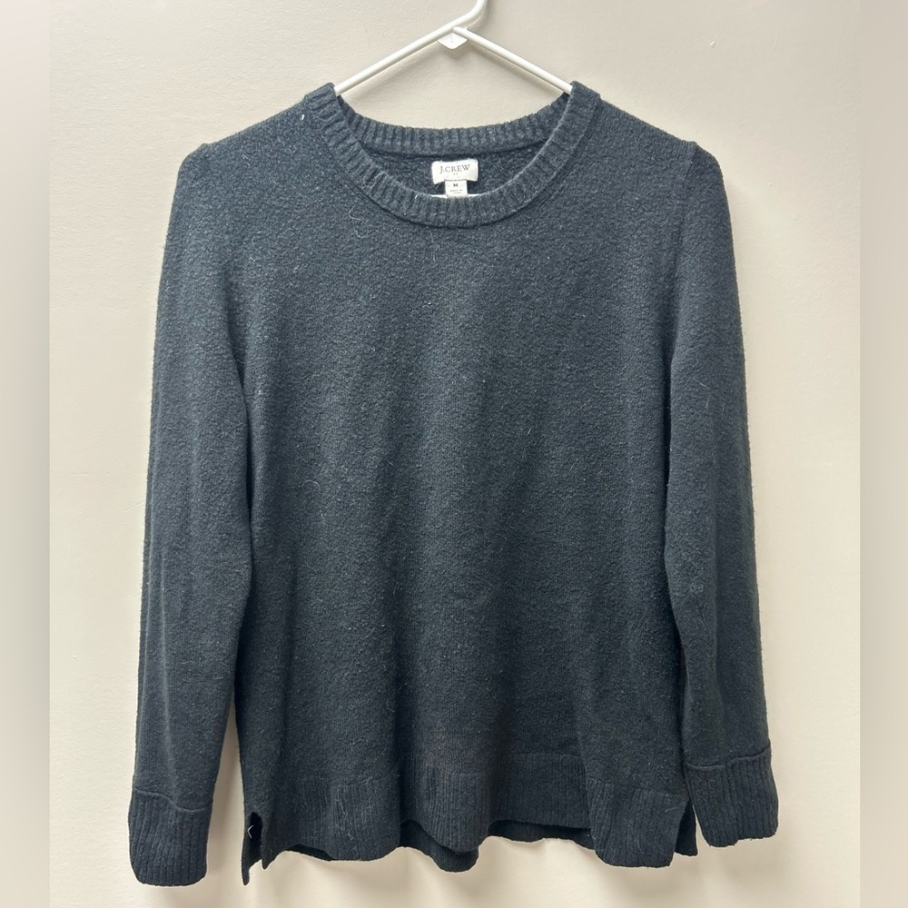 J. Crew Women’s Cashmere Black Sweater